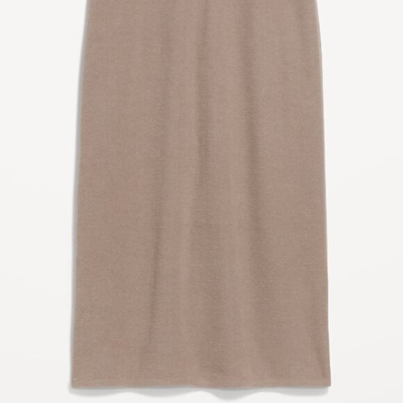 Old Navy Chocolate Malted Cozy Maxi Column Skirt/NWT/L - Picture 5 of 15